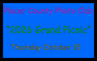 Placer Photo Club Picnic Oct 2026